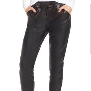 Piper Vegan Leather Joggers